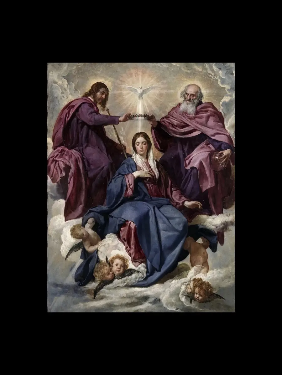 Coronación de la Virgen de Diego Velázquez